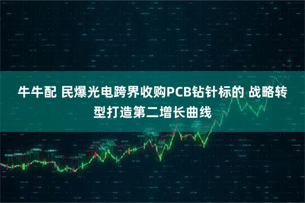 牛牛配 民爆光电跨界收购PCB钻针标的 战略转型打造第二增长曲线